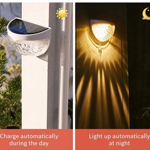 Lampada Solare LED da Parete Impermeabile per Recinzioni da Giardino e Corridoi Esterni - Product Image 3