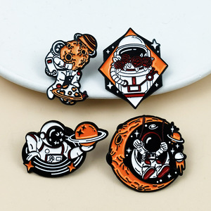 High-Quality Astronaut Enamel Lapel Pin Space Theme Metal Badge for <strong>Astronomy</strong> Fans Birthday <strong>Gift</strong> Souvenir - Product Image 6