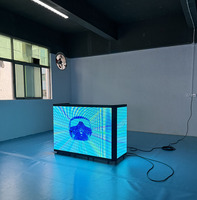 Escenario Plegable para Bodas, Cabina de DJ con Pantalla LED de Alquiler, Cabina de DJ Plegable para Exteriores en Venta