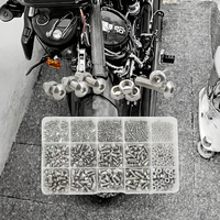 Kit de vis Allen M2 M3 M4 M5 M6, boulons et écrous en titane, ovales, métriques et impériaux, filetés hexagonaux, pour carénage de moto, classe 10.9 12.9