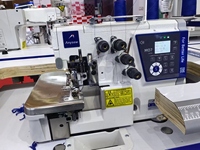 AS-MO7-4D-SUT Machine à surjeter à entraînement direct 4 fils, avec moteur pas à pas, coupe-fil automatique