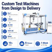 Máquina de Prueba de Fatiga de Carga para Mesas de Oficina Multieje, 999999 Ciclos, Probador de Estabilidad y Durabilidad de Muebles de Escritorio para Laboratorio