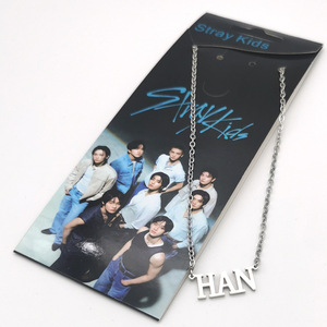 Collana in Acciaio Inossidabile K POP Straykids con Ciondolo Targhetta Nome FELIX HAN BANGCHAN HYUN CHANHGBIN - Regalo Unico per i Fan - Product Image 5