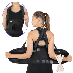 Ceinture lombaire ajustable pour hommes et femmes, soutien confortable pour les épaules et le dos, correcteur de posture avec soulagement de la douleur pour le fitness - Product Image 1