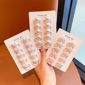 Accessoires de cheveux de style coréen, élastiques à cheveux en plastique/résine pour bébé, haute élasticité, durables, ne blessent pas les cheveux des enfants - Product Image 1