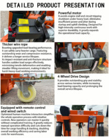 Nouveau Chariot élévateur autoportant 0,3 tonne, semi-électrique, manuel, pour palettes, transpalette portatif XINGZHOU