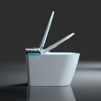 CUPC moderne haut de gamme automatique salle de bain articles sanitaires intelligent une pièce allongée toilette télécommande au sol Intelligent