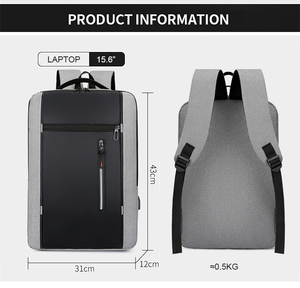 Sac à dos pour ordinateur <span class=keywords><strong>portable</strong></span> avec logo personnalisé 2024, sac à dos de voyage avec USB, sac à dos multifonctionnel pour l'école - Product Image 6