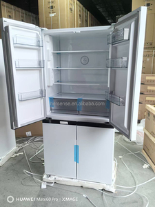 White" Series 4-Door <b>Refrigerator</b> 650L French Door Style Smart Cooling System Capacity Side-by-Side Storage Kitchen Stainl - Product Image 6
