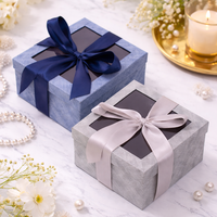 Boîte cadeau rigide écologique avec accents métallisés - Surprise mystère pour demoiselle d'honneur, bonbons, cadeau sur le thème du passeport