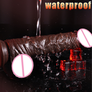 Consolador Realista con Prepucio Deslizante, Pene Grande con Prepucio y Testículos Móviles, Juguete Sexual para Mujeres, Estimulación Anal y Vaginal - Product Image 3