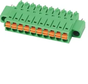 PCB Spring Pluggable Terminal Block Connector with nuts WJ15EDGKNM-3.81