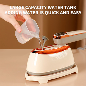 Fers à vapeur portatifs SOLER en gros, fers à vapeur compacts à affichage numérique, fers à repasser pliables de voyage portables - Product Image 2