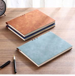 Carnet A5 en PU, couverture souple, nouveau design, carnet d'affaires haut de gamme, logo personnalisé pour les entreprises, cadeaux d'affaires pour les fêtes - Product Image 6