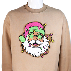 Felpa Unisex personalizzata autunno natale serie donna oversize con cappuccio ricamato Unisex Casual felpa con cappuccio - Product Image 2