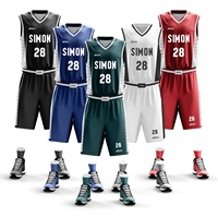 Short de maillot de basket-ball réversible personnalisé par sublimation Akilex en vente chaude vêtements de basket-ball