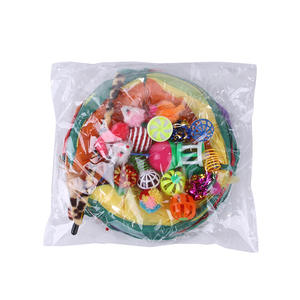 Nuevo Juguete Ecológico de Plástico para Gatos: Túnel Arcoíris Transfronterizo con Ratón de Peluche, Campana y Bola, y Juego de Resortes Divertidos para Gatos - Product Image 4