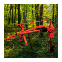 Matériel agricole monté, mini-excavatrice profonde, tarière, pelle à trous, machine agricole haute productivité, marque JEEGEE