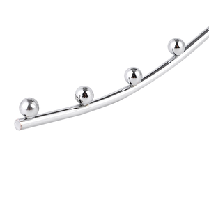 Chất lượng cao Trung Quốc làm dây kim loại quần áo móc rãnh kênh Wall Mount móc hiển thị cho quần áo - Product Image 5