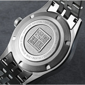Reloj San Martin para Hombre, 39 mm, Acero Inoxidable, Esfera Esmaltada Sunray JianZhan, GADA 90S5 Automático, BGW-X1, 10 Bar, Zafiro, Brazalete de 5 Eslabones - Product Image 2