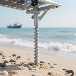 Thép Chất Lượng Cao Mạ Kẽm Mặt Đất Vít Cọc Nền Tảng Cho Hàng Rào Hệ Thống Năng Lượng Mặt Trời Nền Tảng - Product Image 2