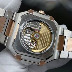 Reloj Cuadrado Mecánico Automático Ultrafino de Última Moda al por Mayor, Movimiento 330, para Hombre, 316L, Deportivo, de Lujo, Antiguo, Luminoso - Product Image 5