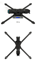 Kit de châssis de drone FPV en fibre de carbone Axisflying 10 pouces pour la course en freestyle, l'inspection agricole, châssis Manta 10'' X Lite