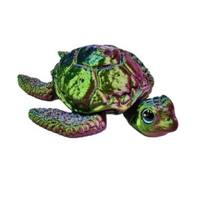 Modèle de tortue imprimé en 3D 2026 avec articulations mobiles, collection créative, décoration de bureau, cadeaux faits main pour les fans d'anime - Product Image 5