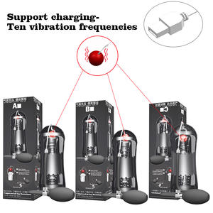 人工膣、ペニス真空ポンプバイブレーターオナニーカップ、女性と男性向け大人のおもちゃ - Product Image 5