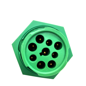 J1939 Тип 2 зеленый штекер к розетке кабельный Кабель GPS трекер грузовик кабель считыватель кодов ISO9001 HD16-9-1939S-P080 - Product Image 6