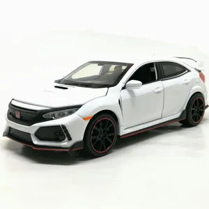 1/32 Honda Civic Type R Toy Car For Children Diecast Miniature