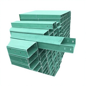 Meilleures ventes : Chemin de câbles extérieur ventilé en fibre de verre, type gouttière, résistant à la corrosion, avec peinture anticorrosion - Product Image 1