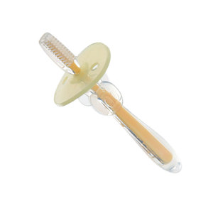 Sécurité Poignée Souple Flexible multifonctionnel En Caoutchouc <span class=keywords><strong>Silicone</strong></span> <span class=keywords><strong>Dentition</strong></span> Bébé Formation Brosse À Dents Bébé - Product Image 1
