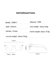 Nouvelles Lunettes de Soleil Magnétiques Carrées Classiques 2026 TR90 pour Hommes et Femmes, Style Affaires, 5-en-1 avec Clip