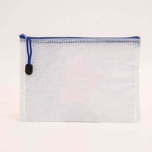 Sacs à fermeture éclair en maille PVC, pochettes transparentes imperméables en maille avec fermeture éclair pour les voyages, le bureau, l'école - Product Image 6