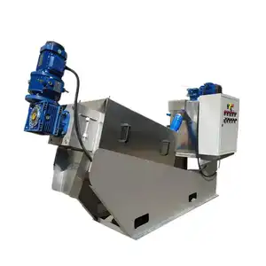 Máquina de prensa de aceite de tornillo integrado de material SS304 para deshidratación de aceite de palma