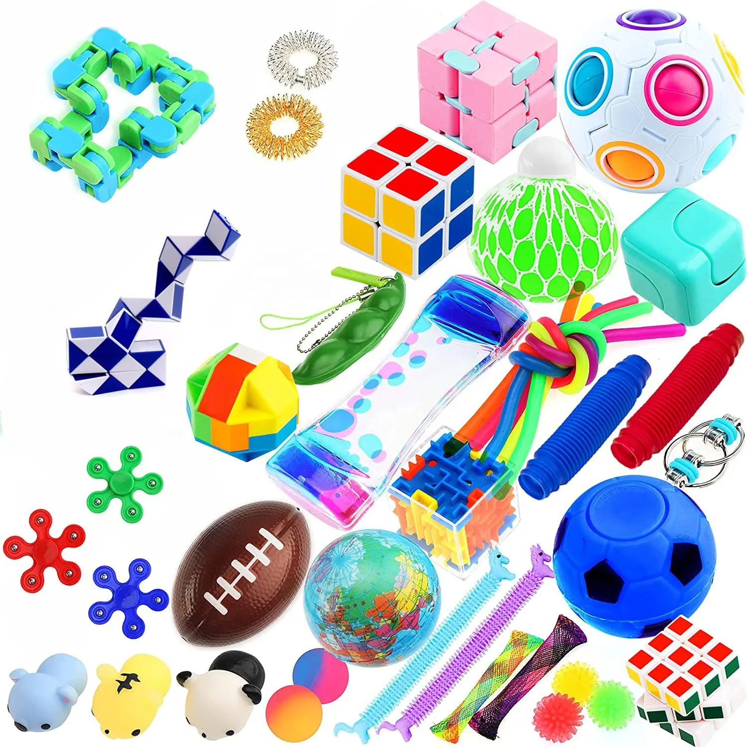 Hot Selling Kids Juguetes Birthday Gift Set Fidget Set Squeeze Toys For Kids