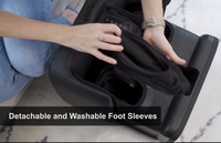 Appareil de massage des pieds et des mollets 2 en 1 avec chaleur Shiatsu Pétrissage Vibration Compression Massage pour jambes, pieds, cheville Soulagement musculaire