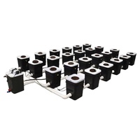 Système hydroponique de culture en eau profonde à recirculation intérieure avec pompe à diaphragme, seau de clonage, tour verticale 220V/50Hz OEM Haute Performance