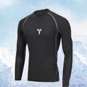 T-shirt à manches longues à séchage rapide pour homme, idéal pour l'entraînement de basketball, le fitness et la course matinale – Maillot de sport et vêtements de fitness - Product Image 3