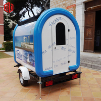Ijs Truck Gelato Kar Mini Food Trailer Straat Op Maat Gegalvaniseerde Plaat Voedsel Automaat Kar Fruit Verwerkingsfabriek