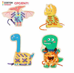 Kualitas tinggi aktivitas Montessori kayu Set permainan benang anak usia 5-7 tahun kotak sempurna hadiah mainan pendidikan dini anak-anak - Product Image 6