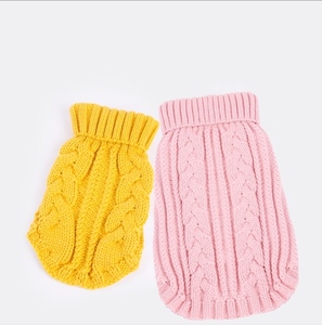 Pull en tricot chaud pour chien, fabricant d'usine, vente en gros, vêtements d'<span class=keywords><strong>hiver</strong></span> pour chien - Product Image 4