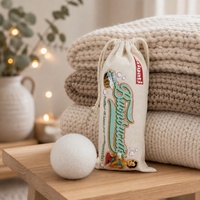 Nouveauté : Boules de séchage en feutre 100% pure laine de Nouvelle-Zélande pour un linge sans plis