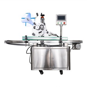 Máquina Etiquetadora Eléctrica Semiautomática para Botellas de Agua, Barriles y Latas con Pantalla Táctil, Aplicación de Etiquetas de Papel de Alta Precisión - Product Image 5