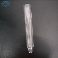 Tubo de Ensayo Desechable para Laboratorio, Tubo de 12 ml para Inmersión en Orina, con Boca Recta, de Plástico, Sin Tapa