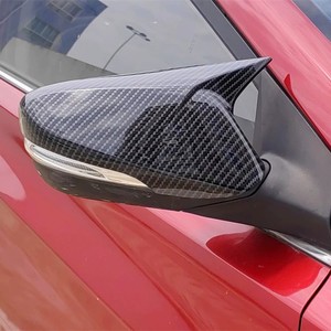 Cubiertas de Espejos Retrovisores con Diseño de Cuerno de Buey en Negro Brillante con Acabado de Fibra de Carbono, Accesorios para Automóviles, Kit de Decoración para Carrocería, para Avante 2011 2012 2013 2016 - Product Image 4