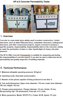 High Accuracy Concrete Permeability Testing Machine IP55 Protection AC380V 0.3% Accuracy ODM/OEM Customizable