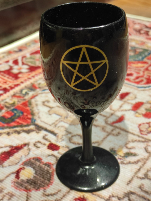 tazza in resina nera