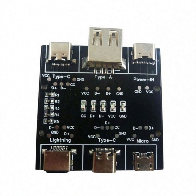Multifunction USB Cable Tester USB a to Type-c Micro Lighting Short Circuit On-Off Data Cable Test Tool UD11A03